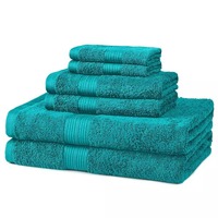 Weavetex Solutions Hot Sale Popular High Quality Woven Hypoallergenic 100% Cotton Solid Color Square Hotel Towel Set Bath Towels