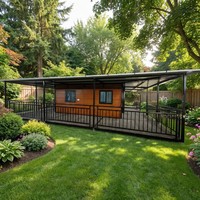 Maison extensible moderne 10x20 et mini-maison avec une pièce et une salle de bain pour maisons préfabriquées modernes au Guatemala