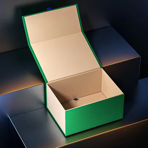 Caja de Regalo Magnética Rígida de Cartón con Logotipo Personalizado, Hecha con Materiales Reciclados Ecológicos, Acabado de Lujo, Estampado en Caliente y Esponja - Product Image 1