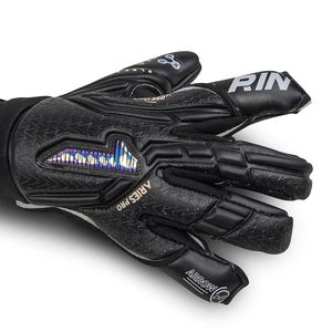 Guantes de portero de nivel superior Inyección de goma duradera Cuero alto Cortes personalizables Tamaños Colores para un manejo óptimo de la pelota - Product Image 2