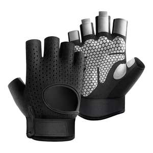 2025 mejor calidad entrenamiento gimnasio nuevo diseño hombres mujeres deportes al aire libre montar ciclismo medio dedo guantes entrenamiento Fitness guantes - Product Image 3