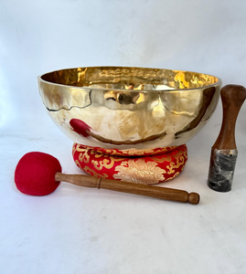 Bol chantant tibétain en acier inoxydable poli fait à la main, instrument de guérison sonore, méditation, yoga, thérapie spirituelle - Product Image 2