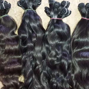 ผมต่อแบบชาวเรมี่คนอินเดีย100% ผมธรรมชาติสีธรรมชาติที่มาจากจริยธรรม - Product Image 1