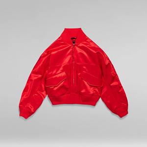 Custom <b>Women</b> <b>Bomber</b> <b>Jacket</b> Nylon <b>Lightweight</b> Streetwear Fashion Casual Outerwear OEM Factory Manufacturer Supplier - Product Image 5