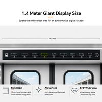 Écran LCD Stretched Direct Usine 700 Nits 65,7 pouces pour Système de Navigation de Porte de Métro