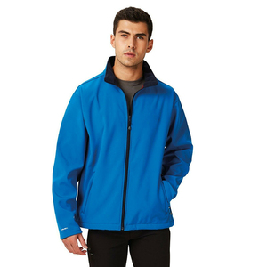 Chaqueta para hombre chaquetas de hombre alta personalizable hombres Reversible 100% poliéster Softshell chaqueta cremallera a prueba de viento - Product Image 6