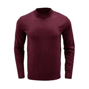 2025 Knitwear Round Neck Pullover Breathable Men's Clothing Loose Fit Cotton Knitted Sports Wear Solid Color Winter Men Sweaters - Product Image 2