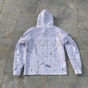 Sweatshirts unis personnalisés unisexes Sweatshirts à capuche d'hiver brodés OEM pour hommes Polyester coton vierge vente en gros du fabricant - Product Image 5