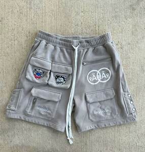 Pantalones cortos de carga para hombre de diseño personalizado hechos de fábrica al por mayor, de algodón suave, cómodos y duraderos, estilo diseñador, sublimados - Product Image 2