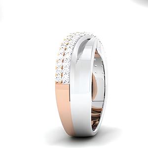 Anillo de diamante de oro sólido de 18 quilates certificado por IGI con diamante natural real - Product Image 3