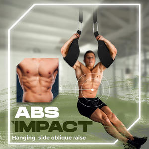 สายรัดออกกำลังกายแบบใหม่ นุ่มสบาย สำหรับการฝึกกล้ามเนื้อหน้าท้อง เพิ่มความแข็งแรง ฝึกดึงข้อ แขวนออกกำลังกาย - Product Image 6