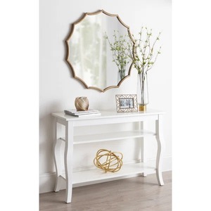 Miroir mural lumineux Art Déco étoile dorée, cadre géométrique à 12 points, décoration moderne glamour pour mariage, salon et entrée - Product Image 6