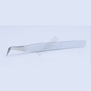 Pince à épiler professionnelle d'extension de cils de qualité supérieure avec pointe pointue en acier inoxydable couleurs personnalisées par Zonedge - Product Image 1