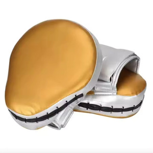 Wholesale Professional Training Punching <b>Pads</b> <b>Focus</b> <b>Pads</b> Kickboxing Custom Logo Martial Arts High Quality Leather/Rexine - Product Image 6