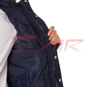 Vêtements pour hommes Veste polaire d'hiver épaisse à capuche en duvet personnalisé de luxe en Offre Spéciale pour hommes - Product Image 6