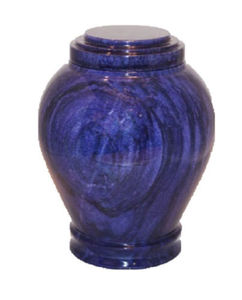 Urna Funeraria de Mármol Azul Real para Adultos, Pulida, Ecológica, Biodegradable, Duradera, Personalizable, Recuerdo Conmemorativo para Cenizas Humanas - Product Image 3