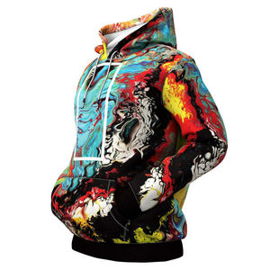 Vêtements d'hiver décontractés hommes Sublimation Hoodies Dernière conception 2025 Premium personnalisé hommes Sublimation Hoodies - Product Image 5