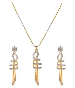 จี้ฮิปฮอปฤดูใบไม้ผลิคุณภาพจากผู้ผลิตอินเดียเครื่องประดับแฟชั่นที่ได้แรงบันดาลใจมาจากจี้สีโรสโกลด์ - Product Image 2