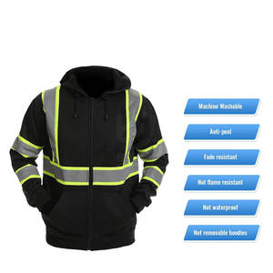 Vêtements de travail réfléchissants Sweat à capuche de sécurité Sweat à capuche de sécurité imperméable Vêtements de travail Sweat à capuche de sécurité pour hommes - Product Image 4