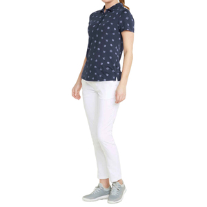 Camisetas Polo ajustadas y transpirables de alta calidad para mujer, camisas de polo de punto con logotipo personalizado impreso, estilo informal a bajo precio - Product Image 5