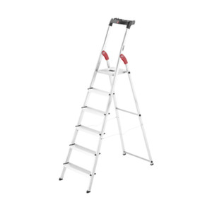 Scala in Alluminio HAILO ART.L60 a 6 Gradini - Product Image 1