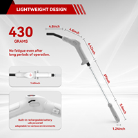 Pompe à fût auto-amorçante sans fil à batterie lithium, pour tracteur agricole, avec baril allongé de 59 pouces, rechargeable Type-C, pour carburant
