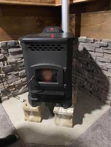 European Cast Aluminum Wood Pellet <b>Stove</b> Postmodern Design Eco-Friendly Multi Cooking Function Villa Use 5 Year Warranty - Product Image 3