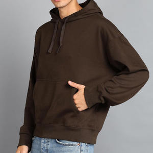 Sweats à capuche en coton épais de haute qualité pour hommes Logo personnalisé de luxe chaud épais surdimensionné Double couche Streetwear sweat à capuche pour hommes - Product Image 4