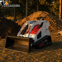 Mini Skid Steer Loader Briggs & Stratton XR2100 Mesin Berbahan Bakar Bensin dengan Bucket Standar untuk Pekerjaan di Kebun dan Halaman Belakang Rumah