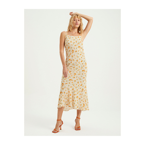 Robe midi en viscose à imprimé floral BGN ROPE HANGER S23D485 - Product Image 3