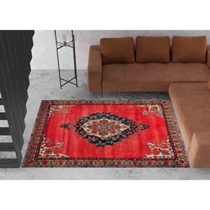 Medallion Persian Style <b>Rug</b>: Brown Turkish Indoor <b>Rug</b>,<b>Chenille</b> <b>Rug</b> - Product Image 3