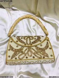 กระเป๋าคลัทช์เจ้าสาวงานแฮนด์เมดจาก Craftstages International พร้อมตัวล็อคแม่เหล็ก หลายสี ขนาด 24*7*13 ซม. - Product Image 4