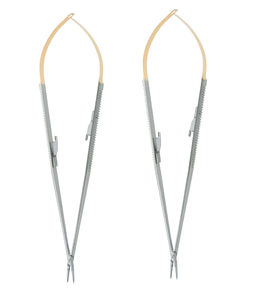 Porte-aiguilles Castroviejo Ryder en acier inoxydable, 18 cm, droit, poignée TC large, à verrouillage croisé dentelé, manuel, qualité export, vente en gros - Product Image 3