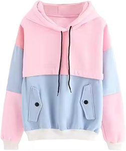 Sudadera con capucha para mujer, ropa de calle, 70% algodón, 30% poliéster, manga larga, estampado, jersey para mujer, Top corto de lana, sudaderas con capucha unisex - Product Image 1