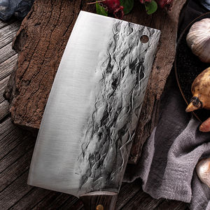 Personalizado OEM ODM de alta calidad cuchillo de carnicero forjado a mano de alta calidad de acero inoxidable de alto carbono Chef de cocina Santok al por mayor - Product Image 2