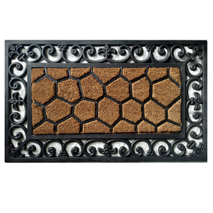 Base de goma de fibra para exteriores, alfombrilla de bandeja de goma antideslizante ecológica con inserción de fibra de carbono, disponible para la venta en India - Product Image 3