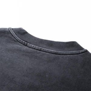 Vente en gros T-shirt à manches longues double couche en coton personnalisé pour hommes, imprimé avec un design de logo surdimensionné, T-shirts sérigraphiés - Product Image 5