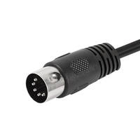 Extension MIDI Din Câble adaptateur MIDI 5 broches DIN mâle vers femelle Audio MIDI/at pour clavier, synthétiseur, orgue, piano, guitare