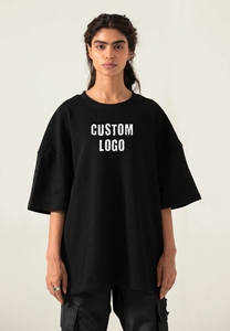 100% algodón personalizado cuello en V manga corta lado Split verano Tops mujer camiseta - Product Image 3