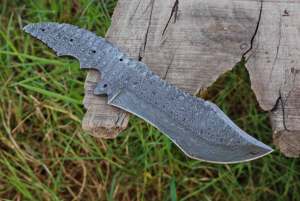 Hoja de Damasco forjada a mano personalizable, soporte OEM disponible para cuchillos - Product Image 3