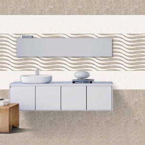 กระเบื้องบุผนังเซรามิกมีพื้นผิวมันวาว กระเบื้องคุณภาพระดับพรีเมียมสําหรับผนังและพื้น หมายเลขรุ่น 1661 250x400 มม. โดย Novac Ceramic - Product Image 4