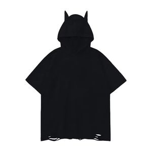 Nueva Sudadera con Capucha Estilo Oreja, Sudadera con Estampado de Diablo, Sudadera Informal, Ropa de Calle a la Moda - Product Image 5