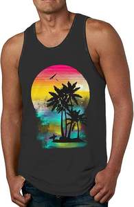 Camisetas de Tirantes Extra Grandes con Lavado Ácido para Mujer y Hombre, Talla Grande, 100% Algodón, Secado Rápido, Transpirable, Estilo Desgastado, Sin Mangas - Product Image 5