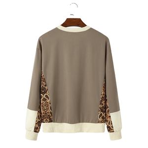 2023 hiver hommes personnalisé coton polaire col rond sweat respirant français tissu en relief 3D Design haute qualité en gros - Product Image 1