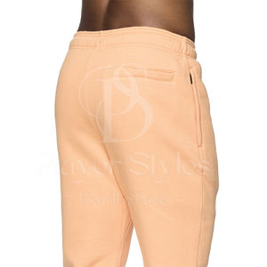 Men's Casual Sport Style Sweatpants Mid Waist Acid Washed Oxford Cotton Lightweight Straight Pattern Pants OEM Service Hot <b>Sale</b> - Product Image 3