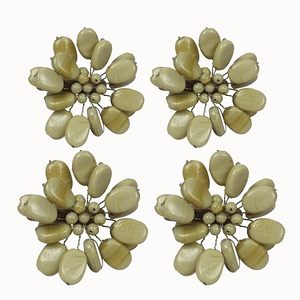 ห่วงรัดผ้าเช็ดปากทำจากไม้หรูหราพิเศษรูปทรงวินเทจไม่ซ้ำใครสำหรับงานแต่งงานและวันหยุดคริสต์มาสโอกาสพิเศษปีใหม่ - Product Image 5