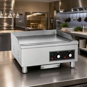 Commercial Electric <b>Flat</b> <b>Top</b> <b>Griddle</b> 5.4kW 220V Countertop for Hotel Kitchen Catering Restaurant - Product Image 1