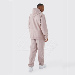 Chándales de hombre hechos con material transpirable al por mayor, chándales de hombre de patrón sólido disponibles al precio más barato - Product Image 2