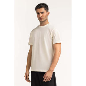 Camiseta Básica 100% Algodón, Jersey Premium, Diseño Liso, Teñido, Transpirable, Corte Regular, Uso Casual, Ecológica, para Hombre, Manga Corta - Product Image 4