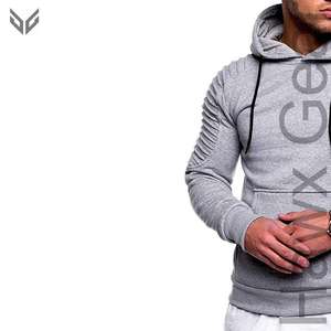 Sudaderas con capucha para hombre del fabricante de Pakistán, forro polar ligero con Capucha forrada, Color sólido para invierno, MOQ bajo - Product Image 4